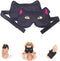 Hot Cold Therapy Gel Eye Cat Mask by FOMI Care | Ice Face Compress for Migraine, Headache, Stress, Puffiness, Dark Circles, Dry Eyes | Blackout Sl...
