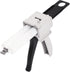Dispensing gun AB glue gun 50ml two-component glue gun 2:1/1:1 epoxy glue gun dispensing gun, suitable for 1:1/2:1double cartridges, with 8pcs mix...