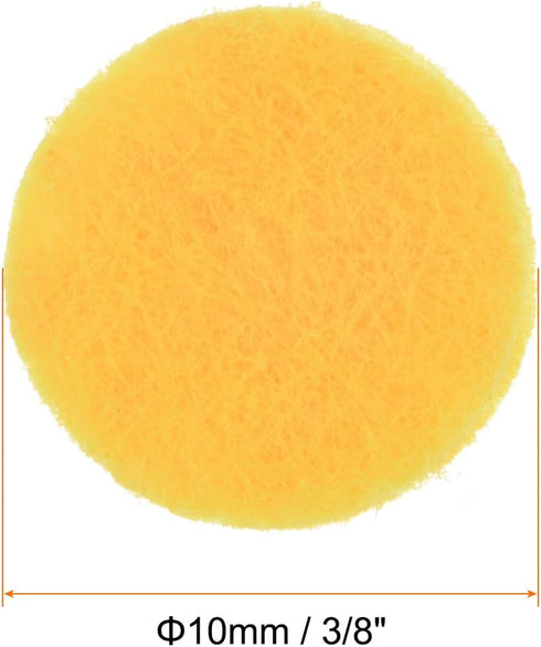 300pcs Round Felt Circles, 10mm 3/8" Pre Cut Felt Craft Pads Non-Woven Mini Felt Fabric Circles for DIY Sewing Handcraft Cut Projects Craft Finish...