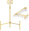 Plate Holder Display Stand, 6 Inch Decorative Plate Stands for Display, Gold Iron Easel Display Stand for Picture, Book, Photo Frame and Decorativ...