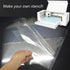 12-Pack 5 mil 12-Inch-by-12-Inch Blank Stencil Sheet for Cricut Vinyl, Silhouette, Transparent PET Acetate Mylar Craft Template Material...