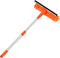Professional 2 in 1 Squeegee Window Squeegee with 31 inch Long Stainless Steel Handle,Sponge Car Window Squeegee for Gas Station, Glass,Shower,Out...