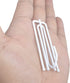 Ailejia White Curtain Drapery Pleat Hooks 4 Prongs Drapery Hooks Traverse Pleater Pinch Pleat Clips Hooks 50pcs for Slides Clasp Drapery Hooks...