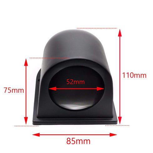 ESUPPORT Universal Car Motor 2" 52MM Black ABS Plastic Gauge Meter Dash Dashboard Mount Pod Holder...