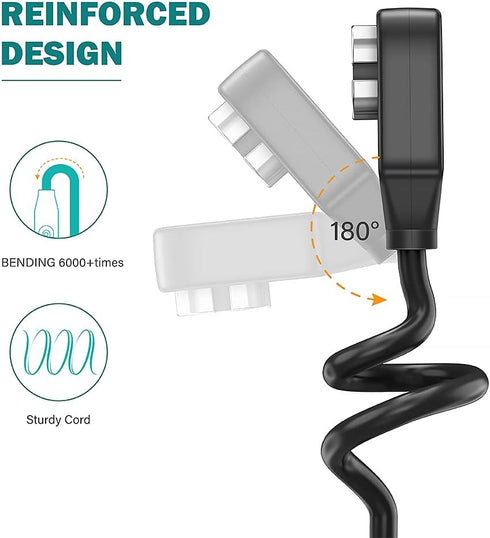 TUSITA Magnetic Charger Compatible with AfterShokz Aeropex, SHOKZ OPENCOMM, OPENRUN PRO, OPENRUN PRO Mini, OPENRUN, OPENRUN Mini - 1M,2-Pack...