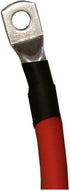 4 AWG 4 Gauge Single Red 1 Foot w/ 5/16" Lugs Pure Copper PowerFlex Battery Inverter Cables for Solar, RV, Auto, Marine Car, Boat...