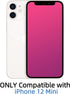 EGKimBa Privacy Screen Protector compatible with iPhone 12 Mini, 5.4 inch Gradient Colorful Electroplated Anti-Spy Anti-Blue Light Easy Installati...