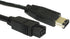 AYA 3Ft (3 Feet) FireWire Cable IEEE-1394b 9pin-6pin 800/400Mbps Compatible with Windows, Mac, Sony iLink...