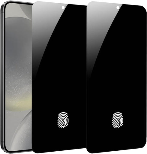 2 Pack 360 Degree Privacy Screen Protector for Samsung Galaxy S24 Plus Anti-Spy 4 Sides Soft Film 6.7 inch Support Finger Unlock...