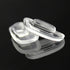 12.4mm Eyeglass Nose Pads D Shape 5 Pairs Pushin Push in Nose Pieces Anti-Slip Soft Silicone Glass Nose Pieces for Glasses Eyeglasses Sunglasses...