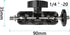 CAMVATE Universal Magic Arm with 1/4"-20 Thread(Black,2 Pieces) - 2080...