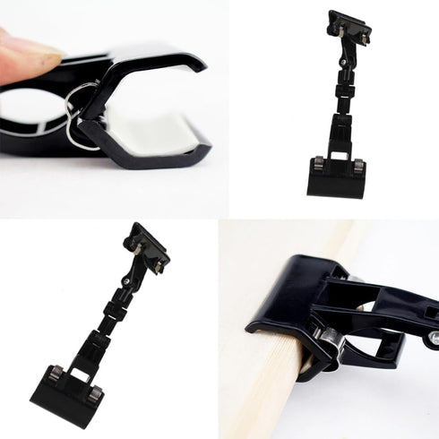 3 Pack Document Holder Clip Double Head Clamp Mount Rotating Stand for Picture Photo Script Crafting Painting Copy Film Sign Paper Artist Easel Sk...