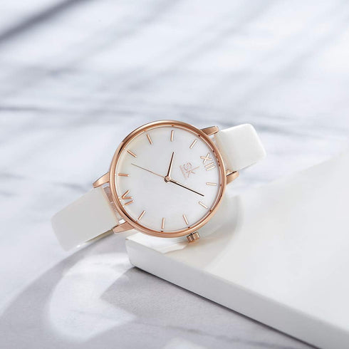 Creative Simplicity Women Watch Genuine Leather Elegant Women Watches Ladies Business Wristwatch...