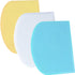 SURDOCA Dough Scraper Bench Scraper - 3P 4.7x3.7" Plastic Flexible Bowl Scraper, Sharp Edge & Angles Cake Scraper. Non-Slip Bakeware Decorating To...