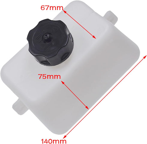JRL Mini Bike Gas Tank for 43 47cc 49CC Quad ATV Mini Dirt Pit Bike Pocket Rocket Scooter...
