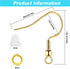 Hypoallergenic Earring Hooks, 600 Pcs Earring Making Kit, Fish Earring Hooks + Metal Jump Rings + Clear Silicone Earring Backs Stoppers for Jewelr...