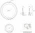 Tatibana 4 Pcs Pearl Jewelry Set 1920s Costume Jewelry Pearl Necklaces Pearl Hoop Earring Pearl Bracelet Pearl Ring for Women Wedding Jewelry Sets...