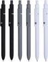FIOVER Gel Pens,6Pcs Pens Fine Point Smooth Writing Pen, 0.5mm Black Gel Ink Pens High-End Series Pens Ballpoint, Pens for Journaling Note Taking,...