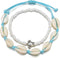 Boho Shell Beads Anklets Set Sea Turtle Starfish Ankle Bracelets Chain Beads Foot Jewelry for Women...