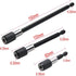 Flexible Drill Bit Extension, Includes 105° Right Angle Drill, Bendable, 3pcs 1/4 3/8 1/2" Universal Socket Adapter Set, 3pcs Drill Bit Holder, Sc...