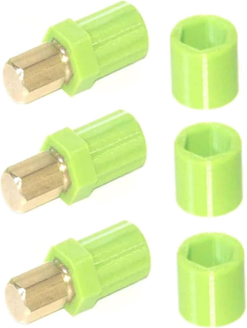 Pack of 3 Durable Repair Kits Shear Shaft Coupler Roller Attachment Plastic Material for Stand Mixer Noodles Machine Plastic+Metal...