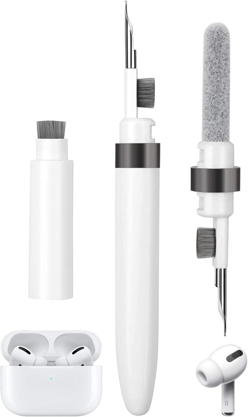 4 in 1 Cleaner Kit for AirPods, Cleaning Pen for Earphones, Cleaning Tool for Charging Case and Headphones (Black)......
