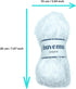 Eyelash Fun Fur Yarn 100 Gram (3.53 Ounces) 175 Yards (160 Meters) (Optical White - 2 Skeins)......