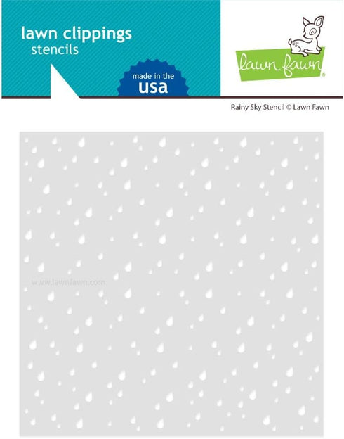 Lawn Fawn LF2816 Rainy Sky Stencil...