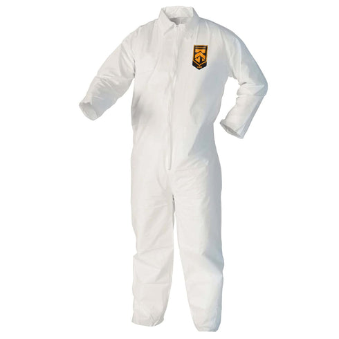 KleenGuard™ A40 Liquid & Particle Protection Coveralls (37694), White, 4XL...