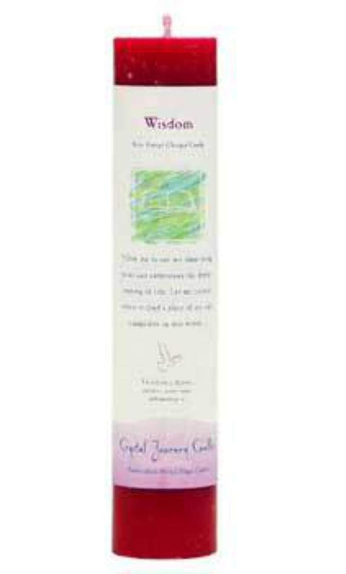 CRYSTAL JOURNEY Candle Pillar Wisdom, 1 EA...