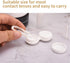Contact Lens Case, Marble Contact Cases Travel with Remover Tool, Mirror, Tweezers, Contact Solution Bottle, Contact Lens Container Kit for Women ...