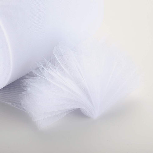 Tulle Rolls 6” by 100 Yards (300 feet) Tulle Roll Spool Fabric for DIY Tutu Skirts Wedding Baby Shower Crafts Decorations Party Supplies (White)...