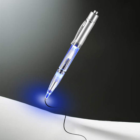Penyeah Pen Light - LED Pen with Light, Light Up Penlight for Night Writing Ballpoint Pen for Night Writer -Replacement Accessorries Included 4 PK...