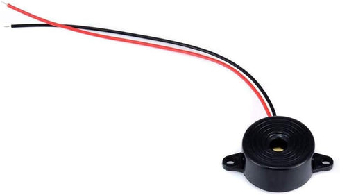 DC 3-24V Active Piezo Buzzer 85 db with Industrial Audio Inside 2-Wire Leads Electric Alarmer 10PCS...