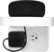 Outlet Shelf, Wall Holder for Kitchen Organization,A Space Saving Solution for Google,Speakers, Phones, Electric Toothbrush(White-Standard-Horizon...