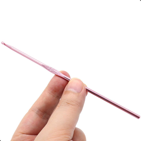 6Pcs 3.5mm Aluminum Crochet Hook Knitting Needles US Size E (Size 4) for DIY Yarn Craft,Nice Gift for Women Adults Kids Children Beginners (Pink)....