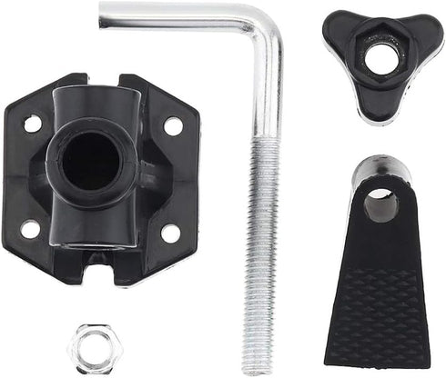 1Pc Black Bracket Clamp Accessories Holder Fit for Mic Clamps Fixed Metal Desk Lamp Clip Fittings Screw Camera Flash Mount Clamp Bracket Monitor M...