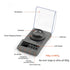 Digital Milligram Scale, 100g x 0.001g NEWACALOX Reloading High Precision Jewelry Scale,Portable Jewelry Scale with......