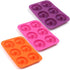 6-Cavity Silicone Donut Mold, Silicone Bagel Mold, Non-Stick Donut Mold, Food Grade Silicone, BPA Free, 3 Pcs...
