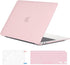 EooCoo Hard Case Compatible with MacBook Air 13 inch M1 Chip 2021-2018 with Retina Display, Air 13.3 inch Plastic Protective Case + Transparant Ke...