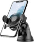 Car Phone Mount, 360°Adjustable Car Phone Holder with Enhanced Suction Cup for Dashboard Windshield, Compatible with iPhone 11/11 Pro/Pro Max/12/1...