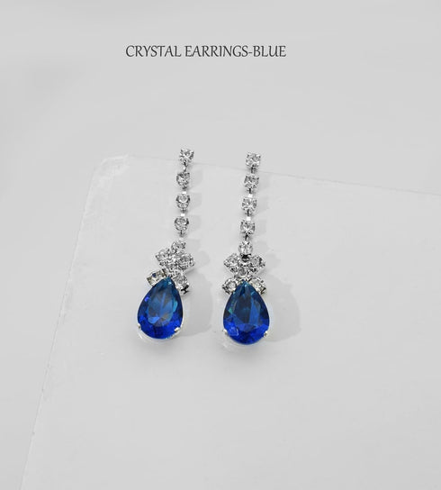 UDYLGOON CZ Crystal Earrings Necklace Bracelet Jewelry Set for Women Costume Party Bride Bridesmaid Wedding Prom Jewelry...