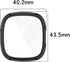 FitTurn 6Pack Screen Protector Case Compatible with Fitbit Versa 4/Sense 2 with HD Tempered Glass Case Cover Full Coverage Shell Protective for Ve...
