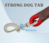 Short Dog Leash, 12 Inch Rope Traffic Handle Leash, 1/2" Strong Nylon Dog Training Tab for Medium/Large/Ex-Large Dogs Outdoor Walking, Red...