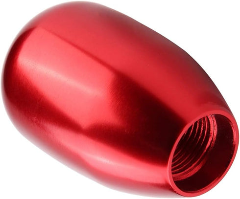 Gear Shift Knob, 6 Speed Universal Car Modification Manual Knob Gear Shift Head Shifter with 3 Plastic Adapters(Red)...