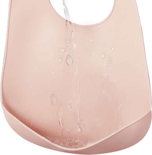 PandaEar 3 Pack Baby Bibs for Eating with Food Catcher, Waterproof Silicone Bibs for Babies Toddlers Boys Girls, Adjustable Baby Food Feeding Bibs...