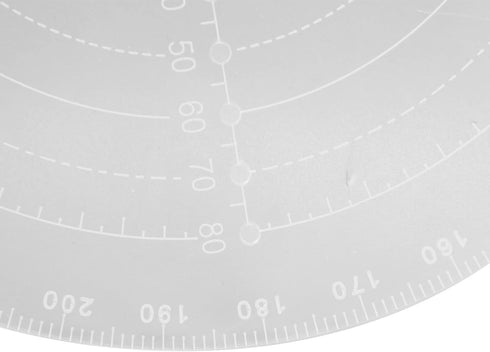 Round Center Finder with Clear Scales Acrylic DlY Woodworking Circle Gauge(Small (diameter 20cm))...