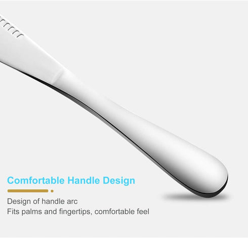 The Better Butter Spreader Knife, Butter Knife Spreaders, Stainless Steel Butter Knives Curler, Butter Knifes for Cold Butter Slicer with Holes, B...