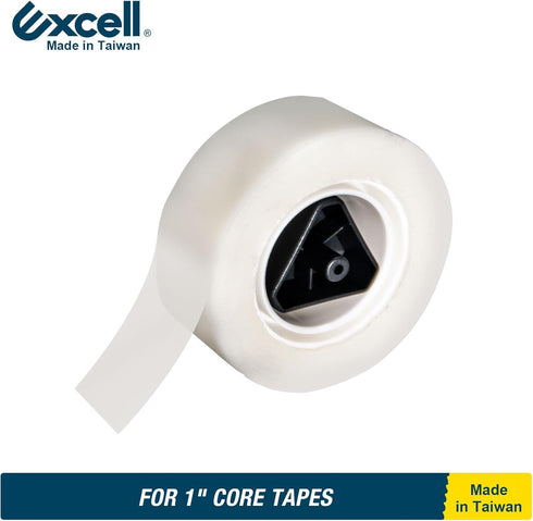 Excell Mini Desktop Tape Dispenser (1" core) with Adhesive Bottom, Easy for One Hand Use, Cute Tape Dispensers Use for Home, Office Gift Store and...