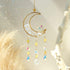 Artilady Moon Crystal Suncacher - Suncatchers for Windows Hanging Crystals and Healing Stones Dream Catcher Moon Wind Chimes Garden Outdoor Decor ...